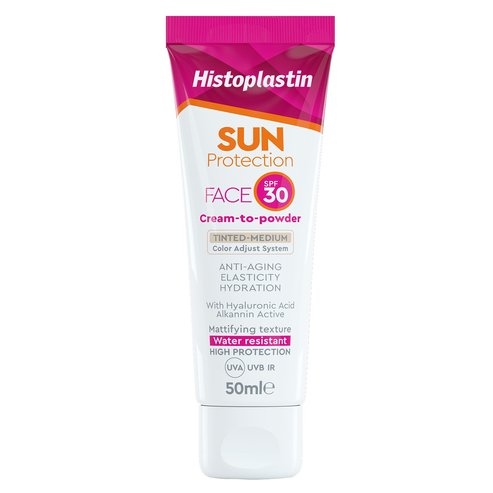 Histoplastin Sun Protection Face Cream to Power Tinted Spf30, 50ml