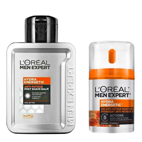 L\'oreal Paris Men Expert PROMO PACK Hydra Energetic After Shave Balm 100ml & Hydra Energetic Moisturizer Cream 50ml