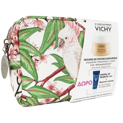 Vichy PROMO PACK Neovadiol Substitutive Complex Normal Skin 50ml&подарък Mineral 89 Probiotic 5ml & Тоалетна Marina Raphael