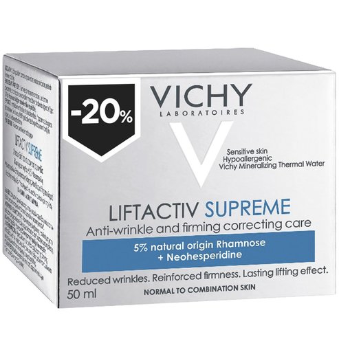 Vichy Liftactiv Supreme Anti-Wrinkle Cream Normal to Mixed Skin 50ml Promo -20%