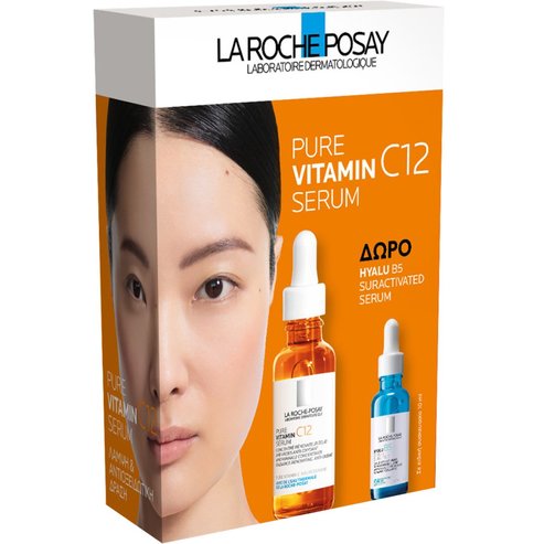La Roche-Posay Promo Pure Vitamin C12 Serum 30ml & Подарък Hyalu B5 Suractivated Serum 10ml