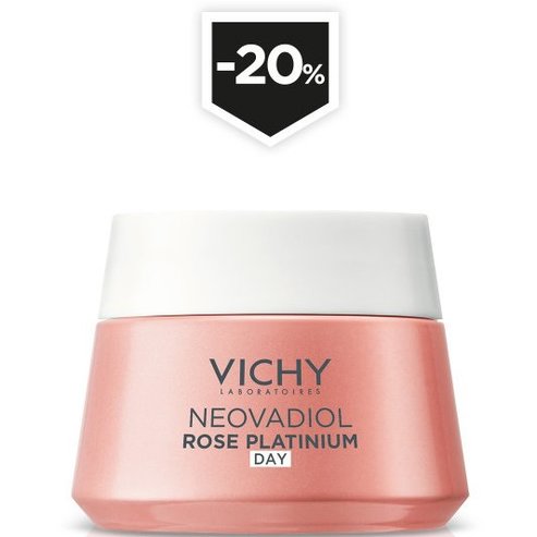 Vichy Promo Neovadiol Rose Platinium Day Дневна грижа против стареене за зряла и безжизнена кожа от менопаузата и след нея 50ml