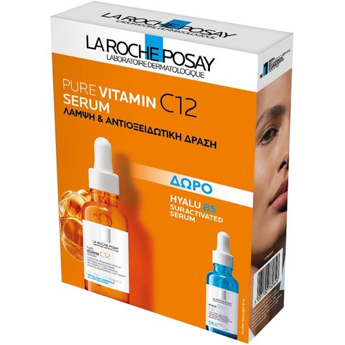 La Roche-Posay Promo Pure Vitamin C12 Serum 30ml & Подарък Hyalu B5 Suractivated Serum 10ml