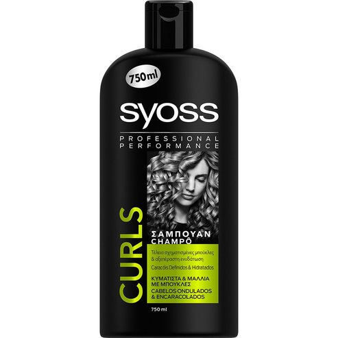 Syoss Shampoo Curls Професионален шампоан за перфектно оформени къдрици и ненадмината хидратация за къдрава коса 750ml