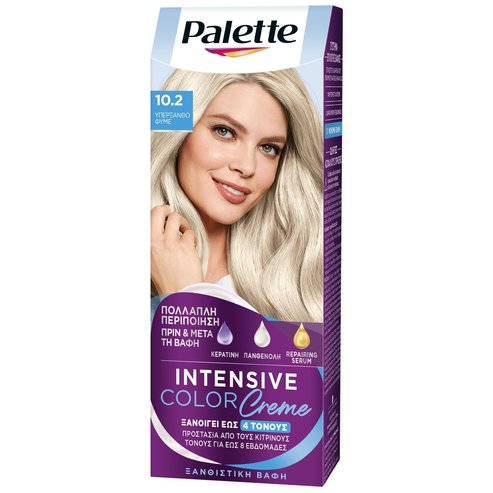 Schwarzkopf Palette Intensive Hair Color Creme Kit 1 Парче - 10.2 Опушено ултра русо