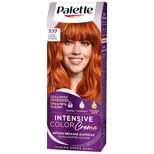 Schwarzkopf Palette Intensive Hair Color Creme Kit 1 Брой - 7,77 Ярко бронзово русо