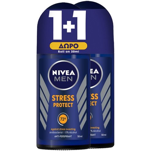 Nivea PROMO PACK Men Stress Protect 72h Deo Roll-on 2x50ml