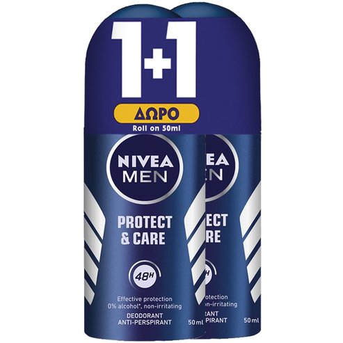 Nivea PROMO PACK Men Protect & Care Deo Roll-on 2x50ml