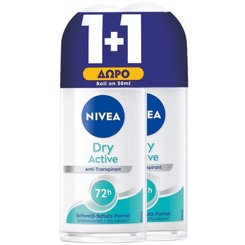 Nivea PROMO PACK Dry Fresh 72h Deo Roll-on 2x50ml