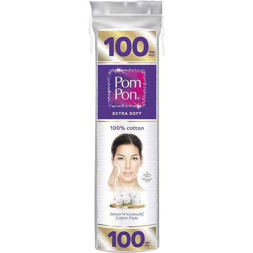 Pom Pon Extra Soft Cotton Pads 100 бр
