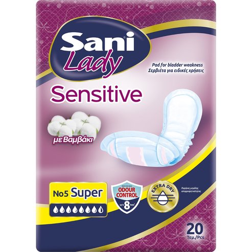 Sani Sensitive Lady No5 Super 20 бр