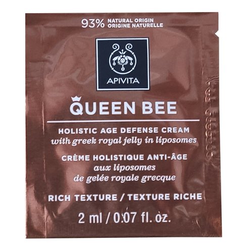 Δείγμα Apivita Queen Bee Rich Cream Κρέμα Ημέρας Πλούσιας Υφής 2ml