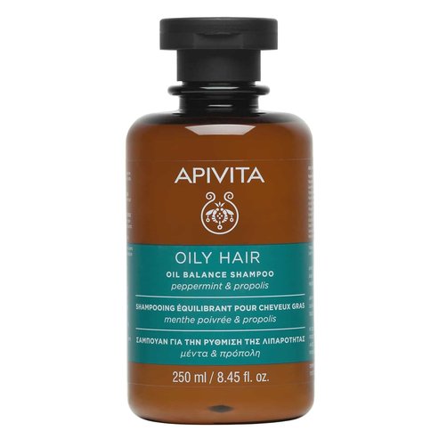 Apivita Oil Balance Shampoo Peppermint & Propolis 250ml