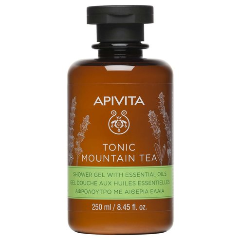 Apivita Tonic Mountain Tea Shower Gel with Essential Oils 250ml