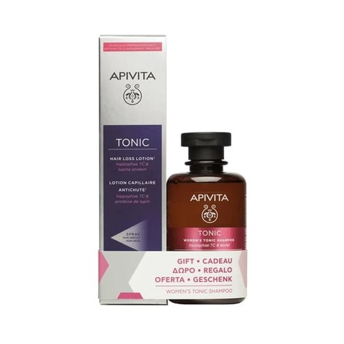 Apivita Промо комплект Tonic Hair Loss Lotion 150ml & Подарък Women\'s Tonic Shampoo 250ml