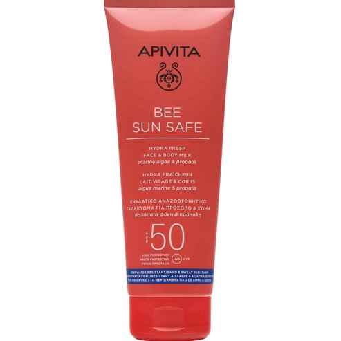 Apivita Bee Sun Safe Hydra Fresh Face & Body Milk Spf50, 200ml