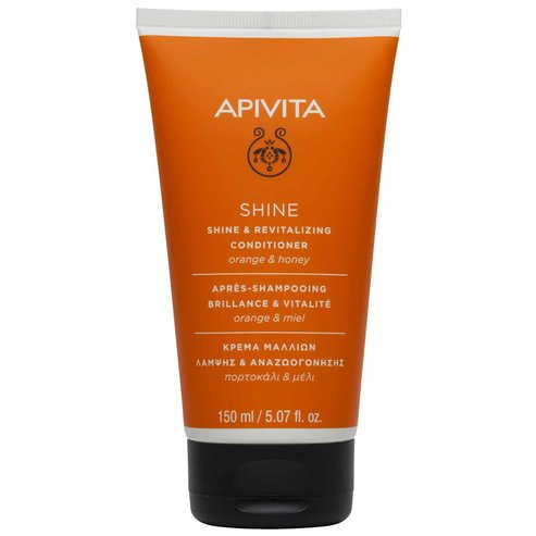 Apivita Shine & Revitalizing Омекотяващ крем с портокал и мед 150ml