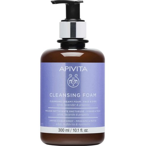 Apivita Cleansing Creamy Foam for Face & Eyes 300ml