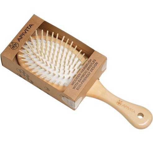Apivita Подарък Wooden Hairbrush with Bamboo Bristles 1 бр