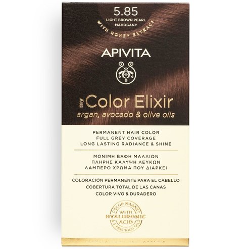 Apivita My Color Elixir Трайна боя за коса с иновативна система за цветен магнит