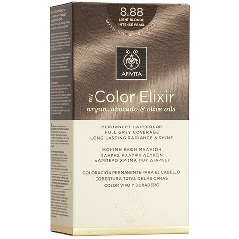 Apivita Promo My Color Elixir Permanent Hair Color - 8.88 Руса светла интензивна перла