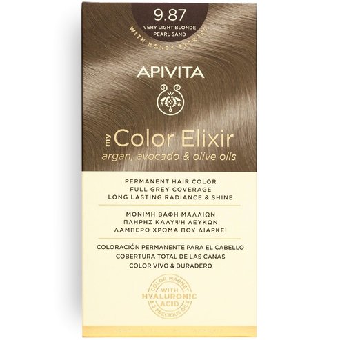 Apivita Promo My Color Elixir Permanent Hair Color - 9.87 Русо Много светло перлено бежово