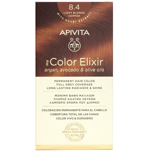 Apivita Promo My Color Elixir Permanent Hair Color - 8.4 Блондинка Светъл Бронз