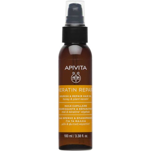 Apivita Подарък Keratin Repair & Nourish Hair Oil 100ml