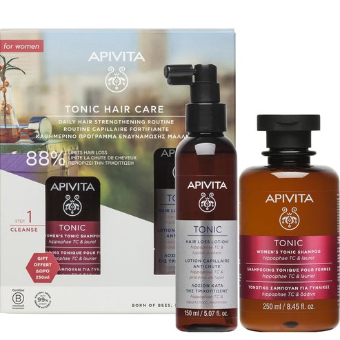 Apivita Promo Tonic Hair Loss Lotion 150ml & Подарък Women\'s Tonic Shampoo 250ml