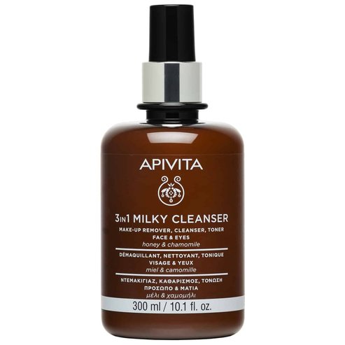 Apivita 3in1 Milky Cleanser With Honey & Chamomile 300ml