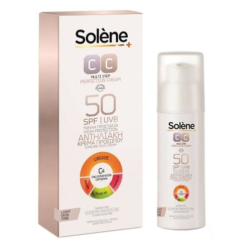 Solene CC Suncare Multi Step Perfection Cream SPF50 Слънцезащитен крем за лице 50ml