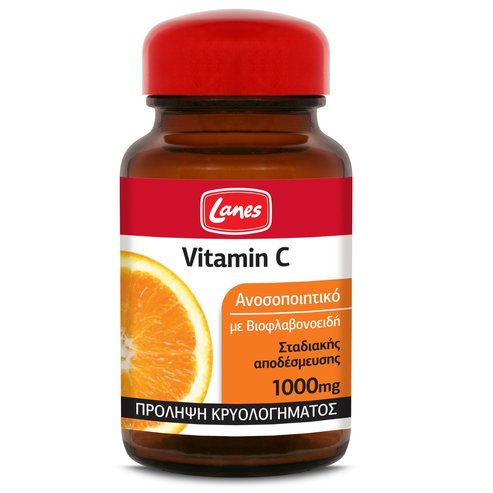 Lanes Витамин C 1000mg Хранителна добавка  30 таблетки