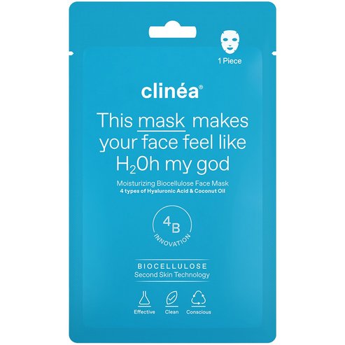 Clinea Moisturizing Biocellulose Face Mask 1 бр