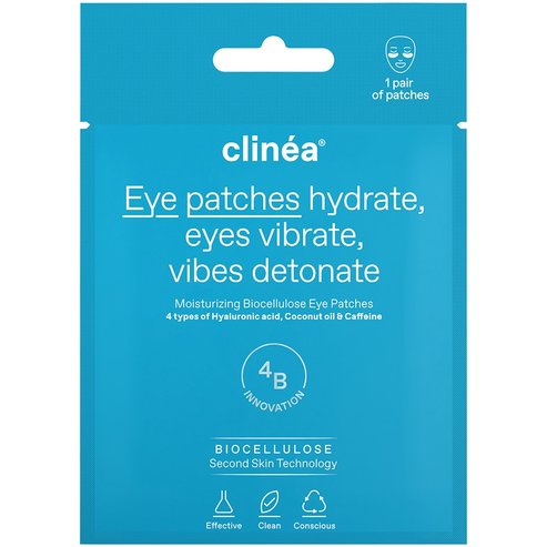 Clinea Moisturizing Biocellulose Eye Patches 1 чифт