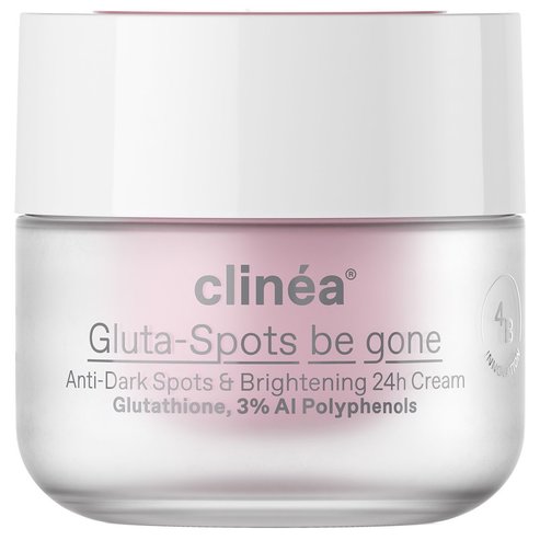 Clinea Gluta-Spots Be Gone Anti-Dark Spots & Brightening 24h Cream 24-часов крем за лице за сияние & действие срещу тъмни петна & хиперпигментация 50ml