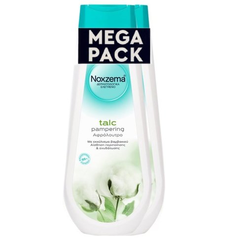 Noxzema Promo Talc Pampering Shower Gel 375ml (2x750ml)