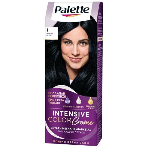 Schwarzkopf Palette Intensive Hair Color Creme Kit 1 Брой - 1 черно синьо
