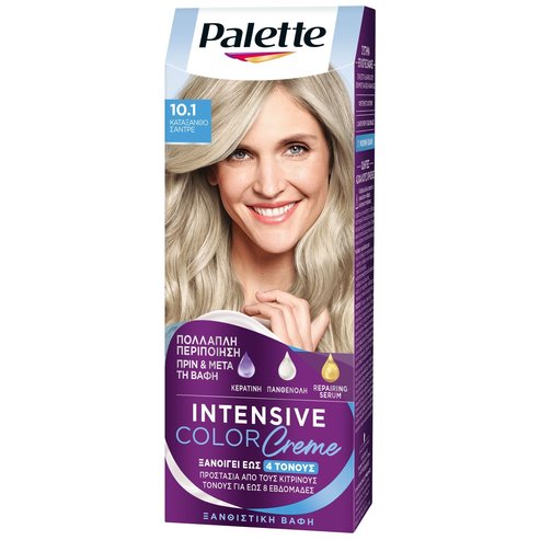 Schwarzkopf Palette Intensive Hair Color Creme Kit 1 Парче - 10.1 Руса Сандре