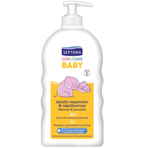 Septona Calm n\' Care Baby Shampoo & Shower Gel with Chamomile 500ml