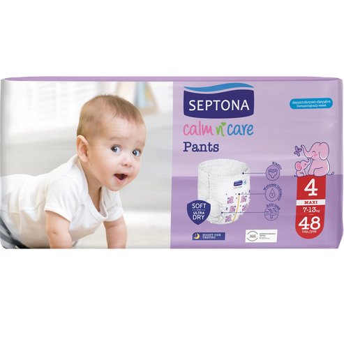 Septona Calm n\' Care Pants Maxi No4 (7-13kg) 48 бр