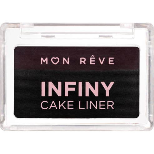 Mon Reve Infiny Cake Liner 3g - 01 Black & Brown