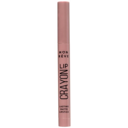 Mon Reve Lip Crayon Lasting Matte Lipstick 25g - 01 Latte