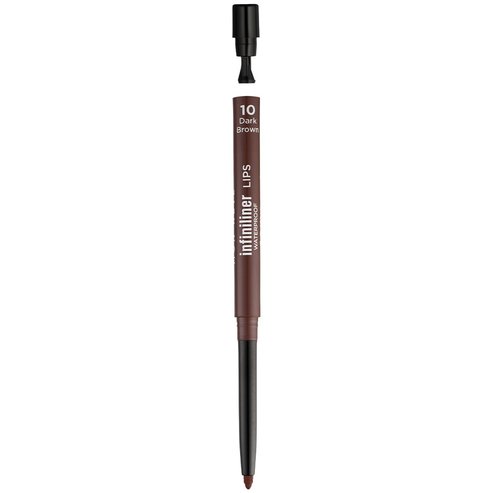 Mon Reve Infiniliner Lips Waterproof Gel Lip Pencil 0.3g - 10 Dark Brown