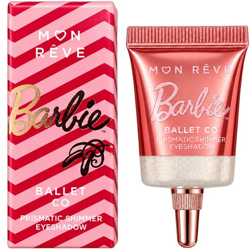 Mon Reve Barbie Ballet CO Prismatic Shimmer Eye Shadow Течни сенки за очи с металически призматичен блясък 7.2ml - No.01 Pile