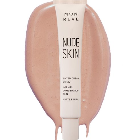 Mon Reve Nude Skin Normal to Combination Skin Matte Finish Spf20 Tinted Cream 30ml - No 101 Light