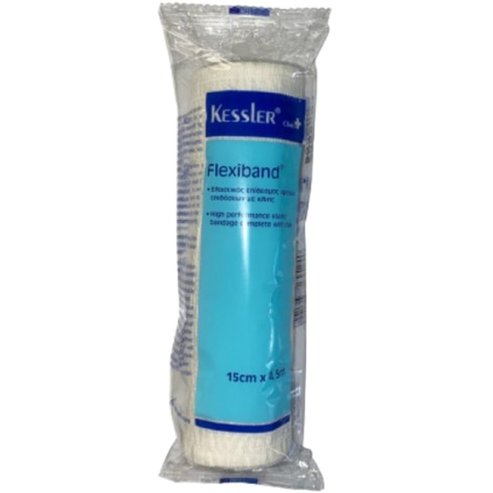 Kessler Flexiband High Perfomance Elastic Bandage Complete with Clips 15cm x 4,5m 1 брой
