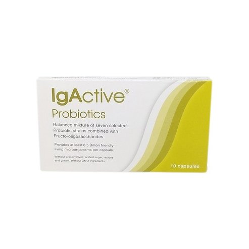IgActive Probiotics Балансирана комбинация от 7 избрани пробиотици 10 капсули