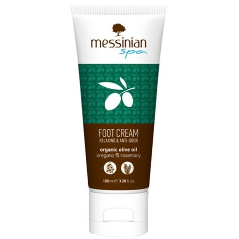 Messinian Spa Relaxing & Anti-Odor Organic Olive Oil Oregano & Rosemary Foot Cream 100ml