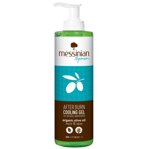 Messinian Spa After Burn With Organic Olive Oil Mint & Aloe Colling Body Gel 300ml