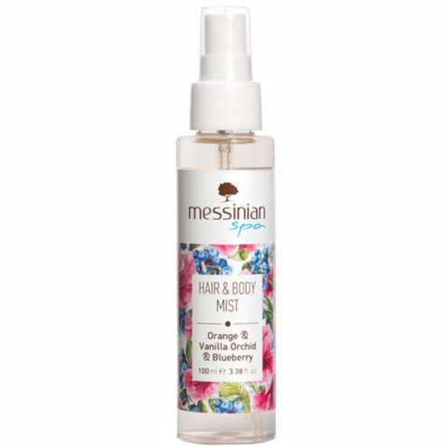 Messinian Spa Orange, Vanilla, Orchid & Blueberry Hair & Body Mist 100ml